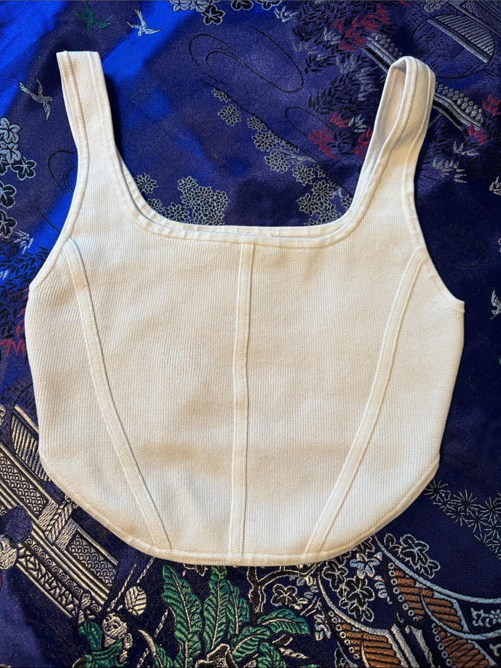 Sculpt Knit white top